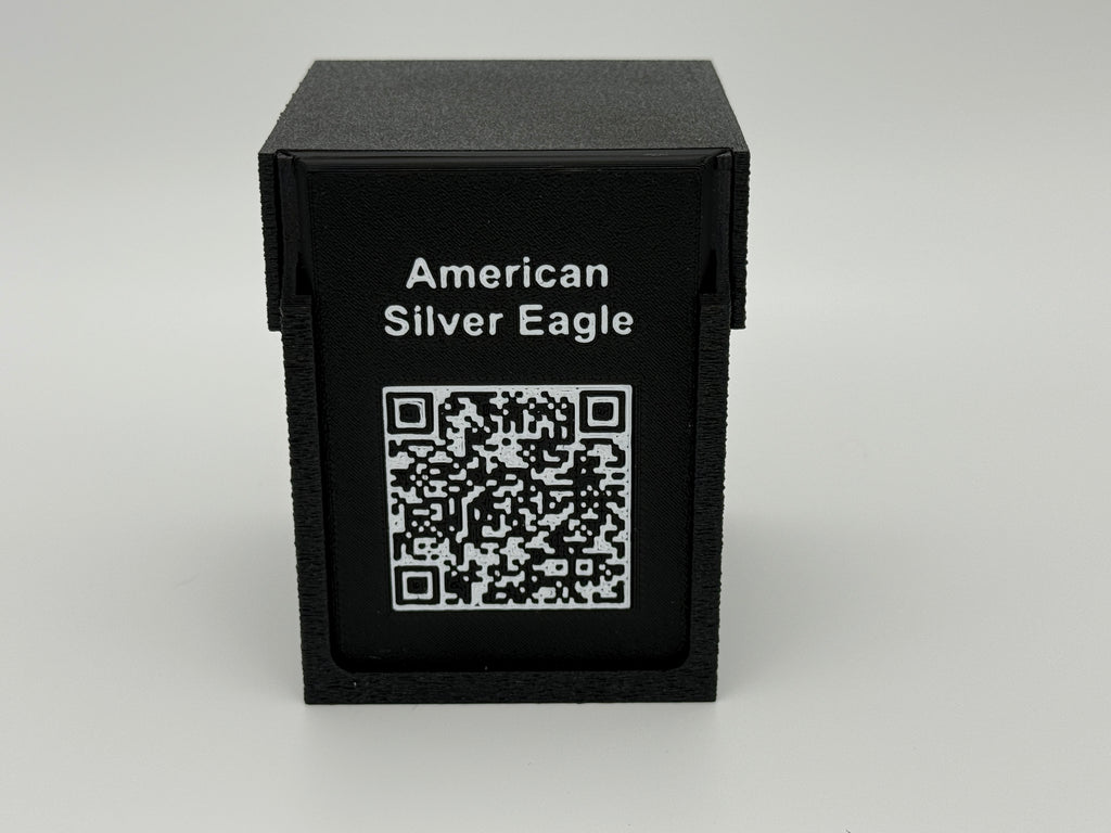 CoinConnex 5x graded coin slab storage box — side view