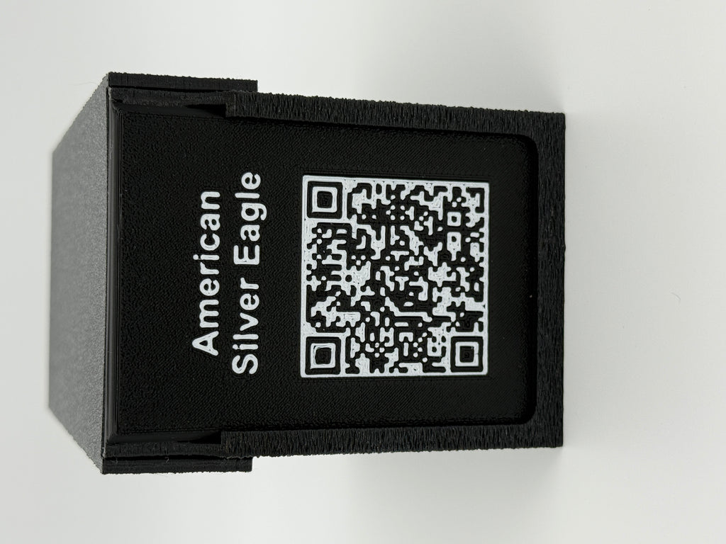 CoinConnex 10x graded coin slab storage box — rear view