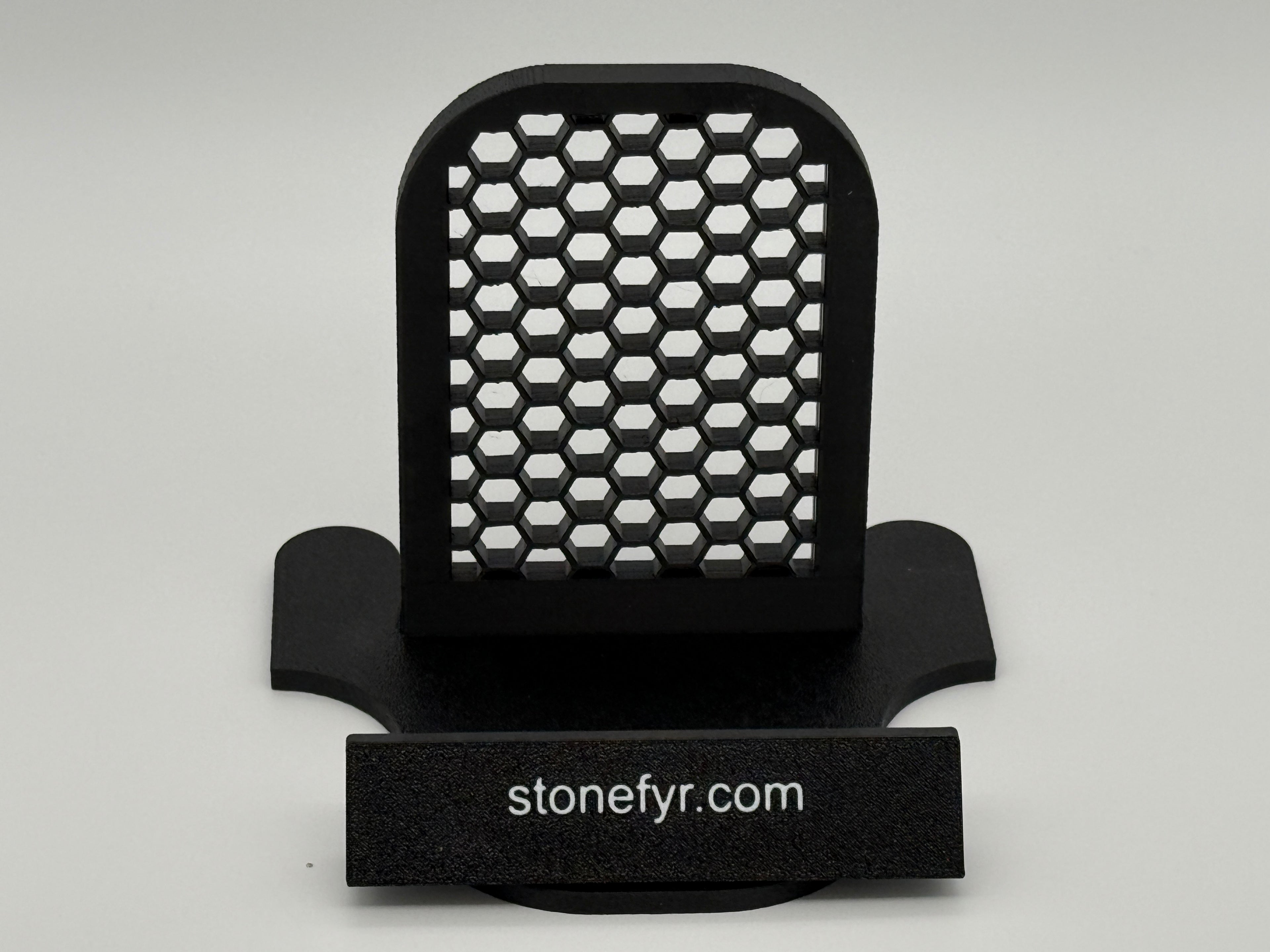 SlabGrid FlexStand coin slab display stand — rear view