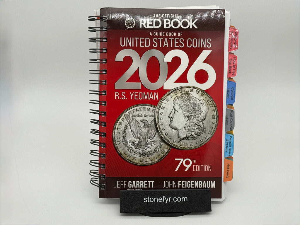 SlabGrid FlexStand coin slab display stand — side view