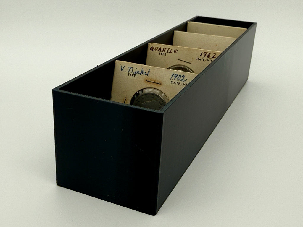 SlabGrid Mini 2x2 coin holder display tray — angled view