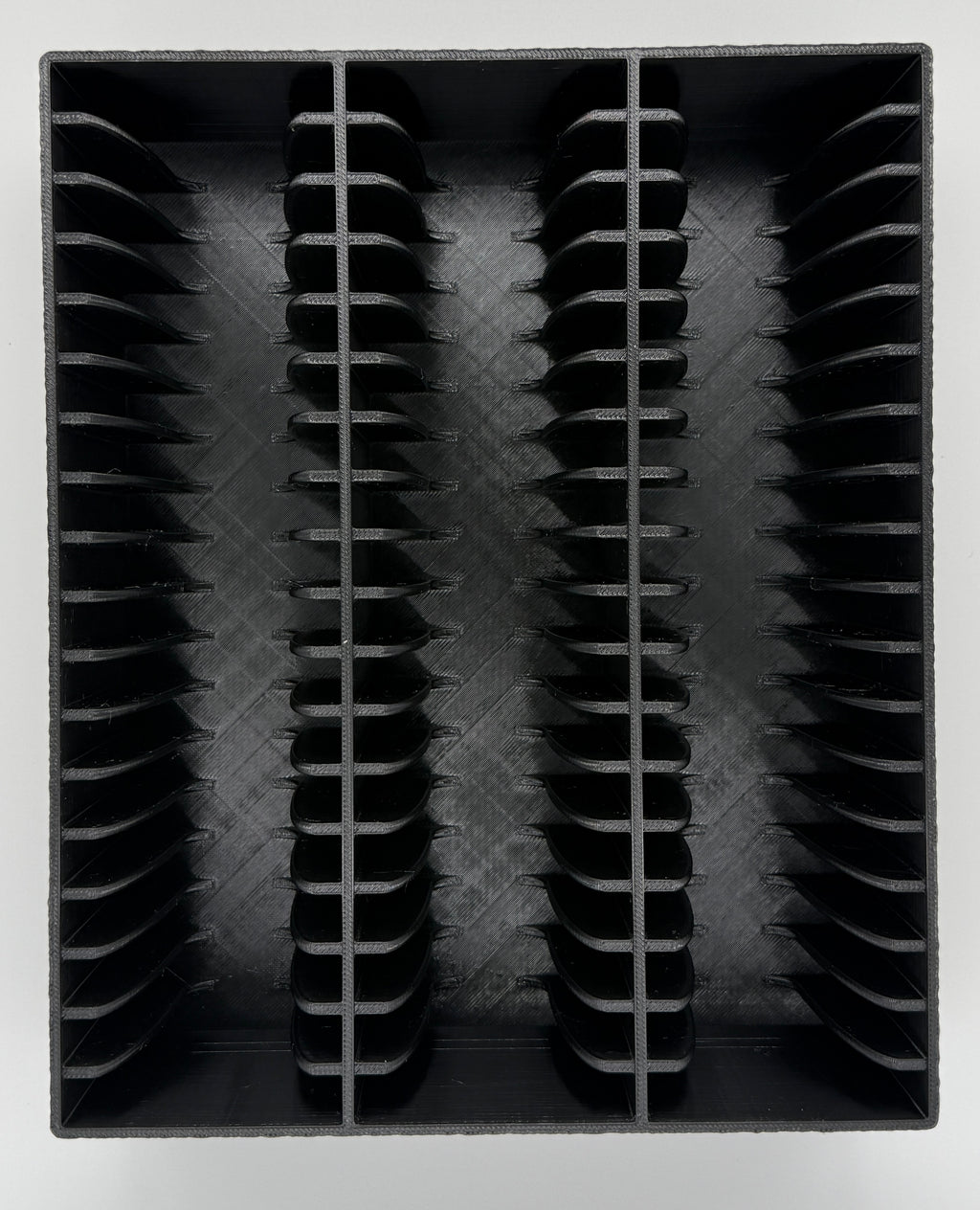 SlabGrid 54x graded coin slab display tray — detail view