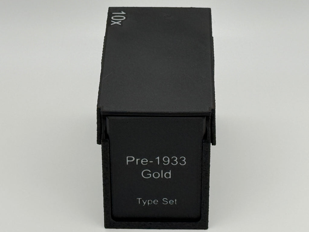 Black 3D-printed CoinConnex 10x storage box for graded coin slabs (NGC, PCGS)