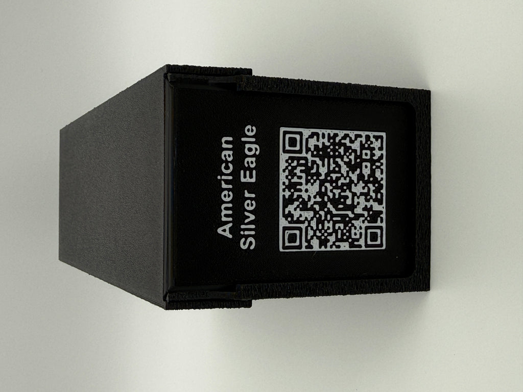CoinConnex 15x graded coin slab storage box — angled view