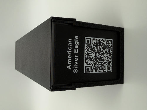 CoinConnex 20x graded coin slab storage box — angled view