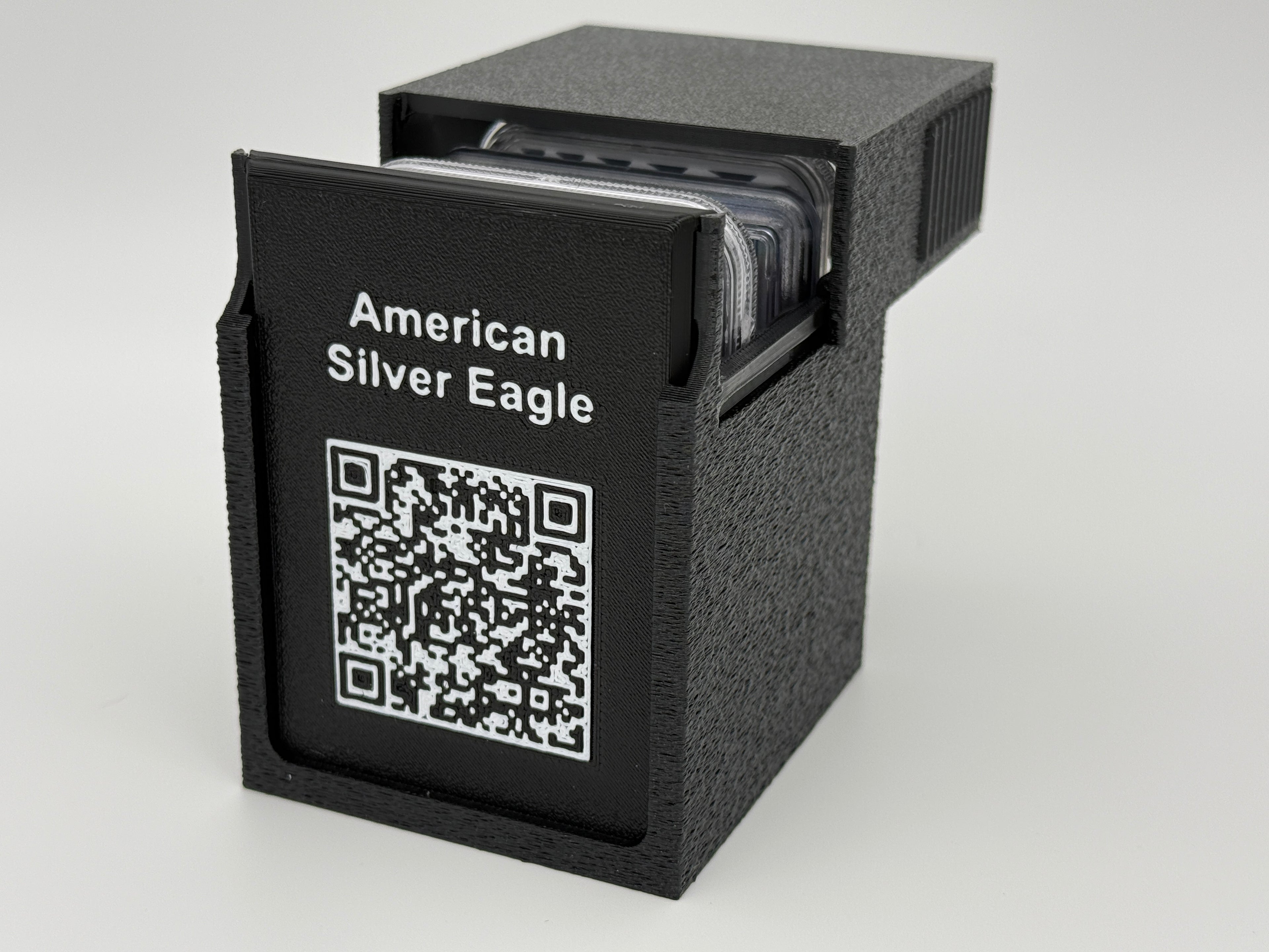 CoinConnex 5x graded coin slab storage box — detail view